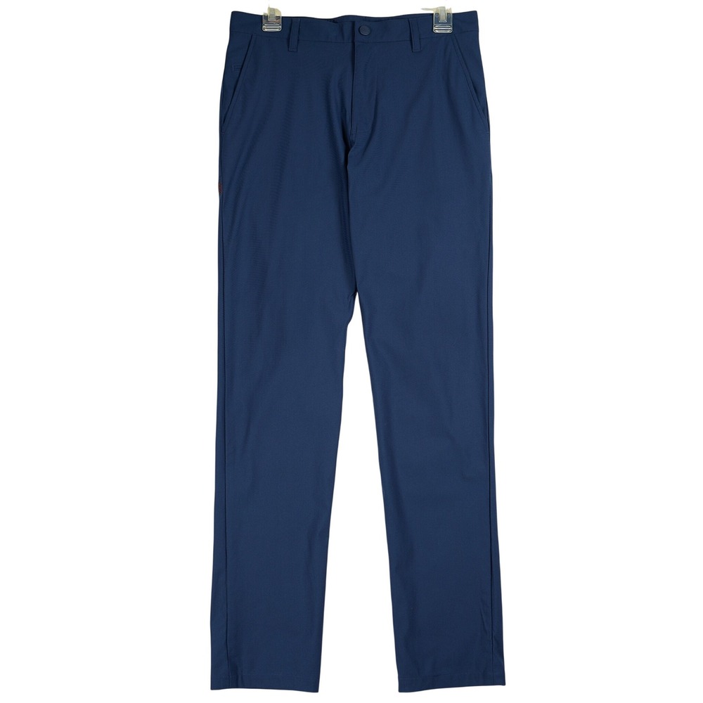 Rhone Commuter Pants Navy Blue Slim Straight Performance Trousers Mens 32x32